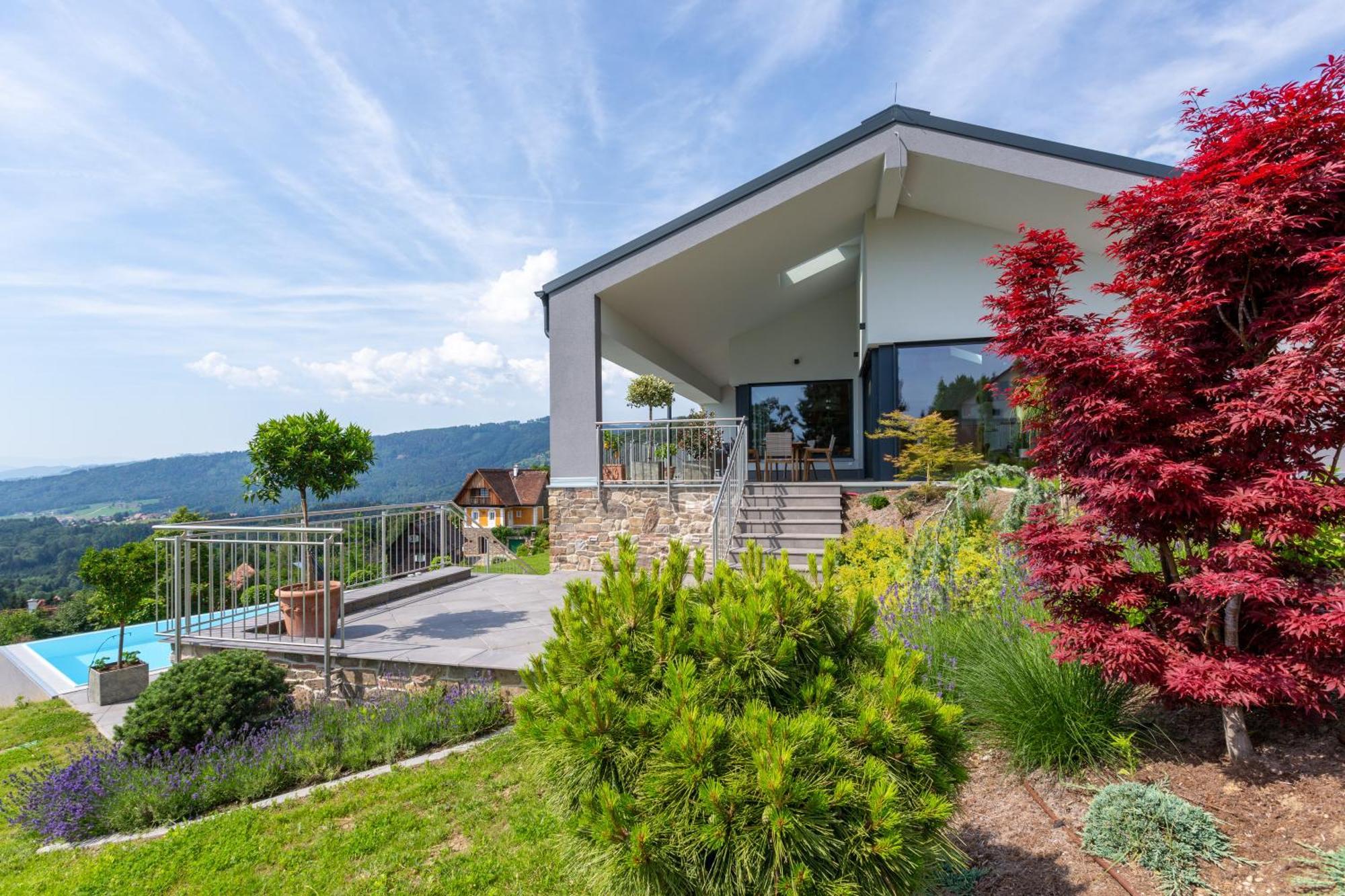 Greim15 --- Ganzes Mit Fernsicht, Pool, Wellness Ferienhaus Deutschlandsberg